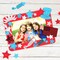 PrintWorks Americana Cardstock, 3 Assorted Colors -Red, White, Blue, Solid Core, 200 Sheets, 8.5” x 11” (00595)